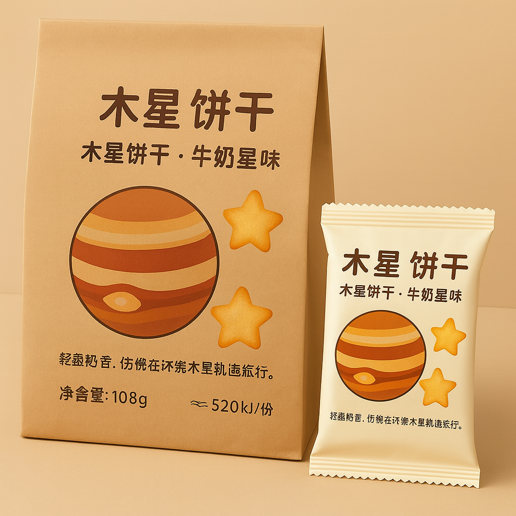 木星饼干 牛奶星味